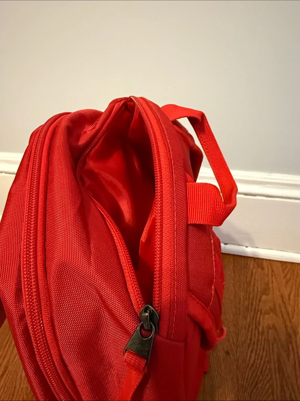 Under Armour Red Backpack with Spire Logo